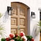 Vaxcel Hyde Park Metal Bronze Motion Sensor Dusk to Dawn Outdoor Wall Light Mission with Clear Glass T0662 - alternate 5